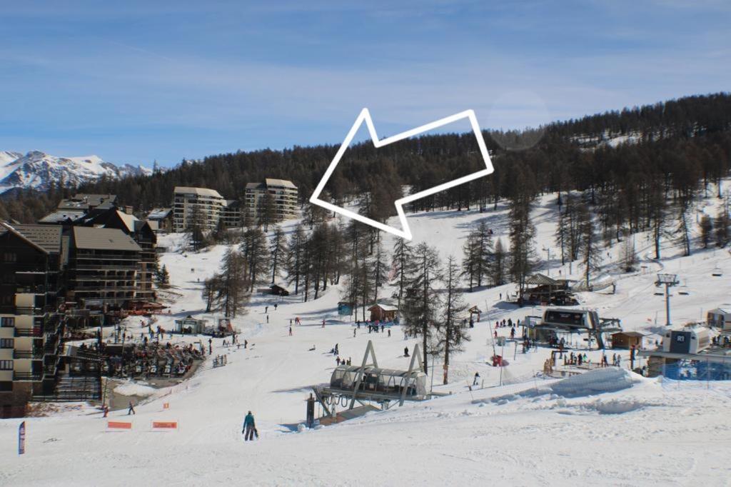 Risoul 1850 - Appart' 4 Personnes Ski Aux Pieds Екстериор снимка